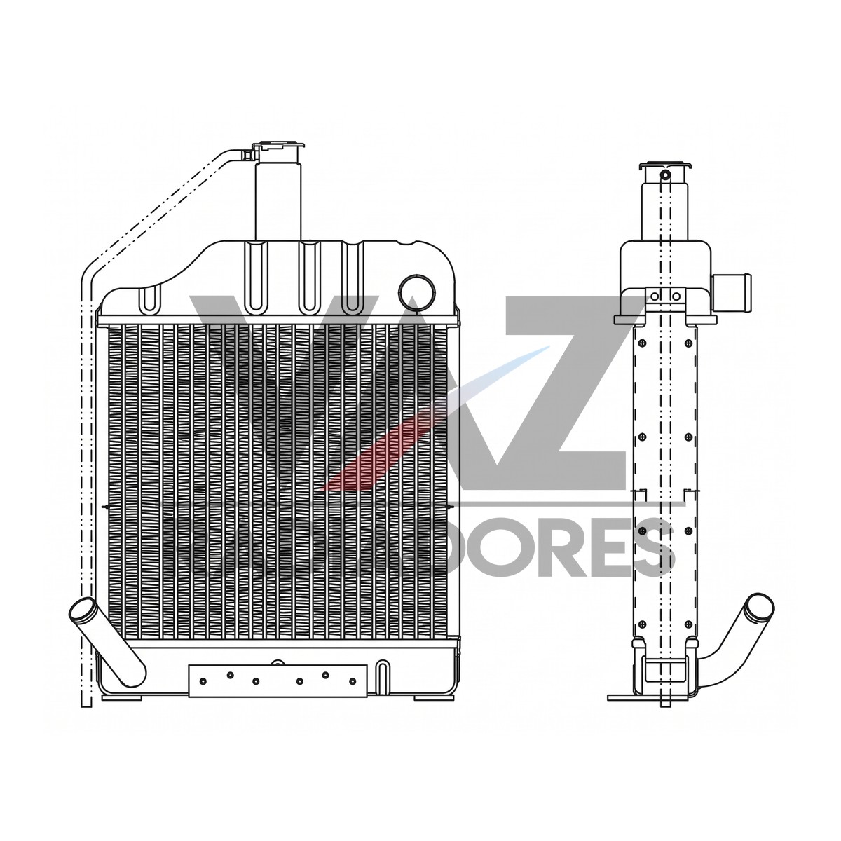 RADIADOR MF 250 / 255 / 262 / 415 027605T1
