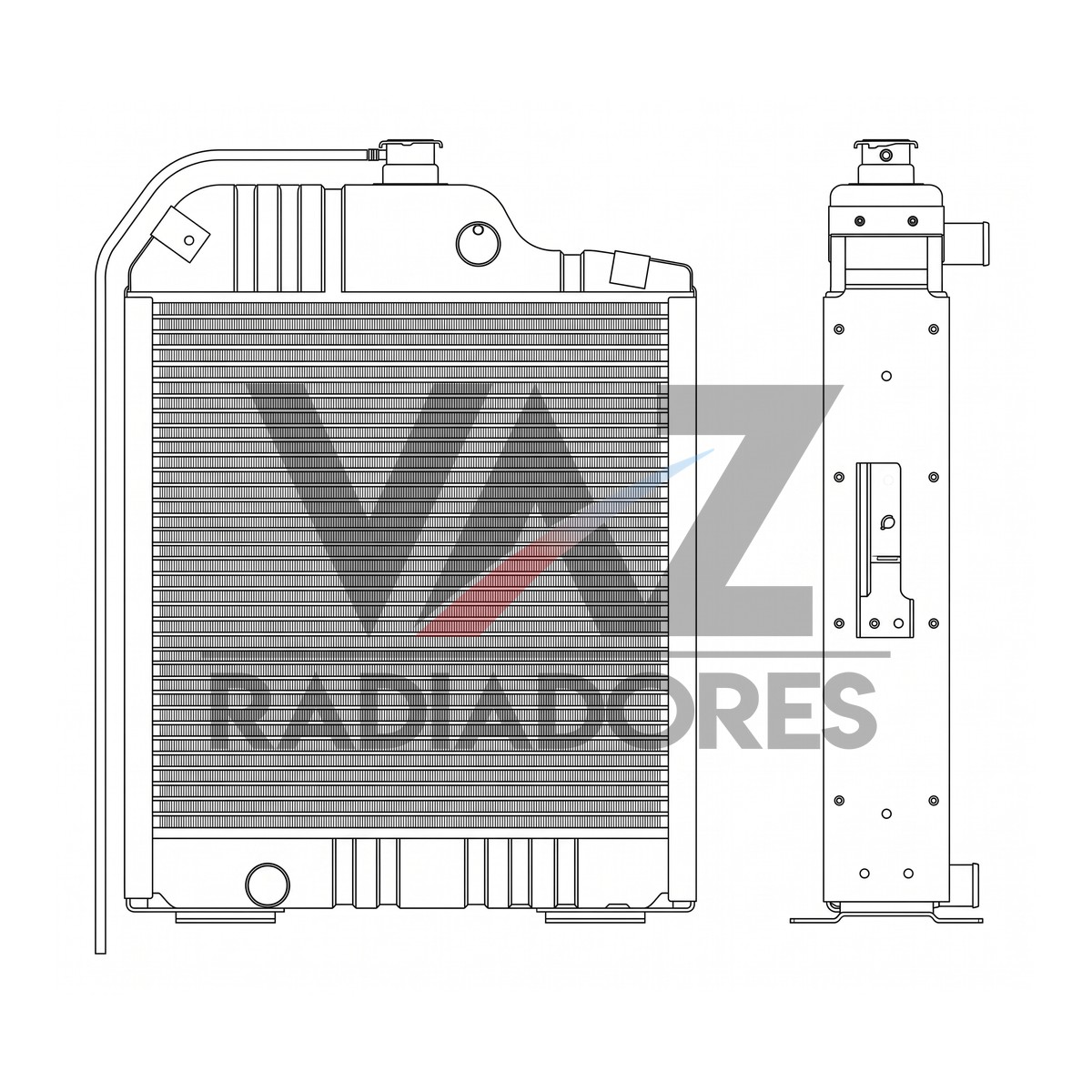 RADIADOR MF BX 69 049363T1 / 049527T1