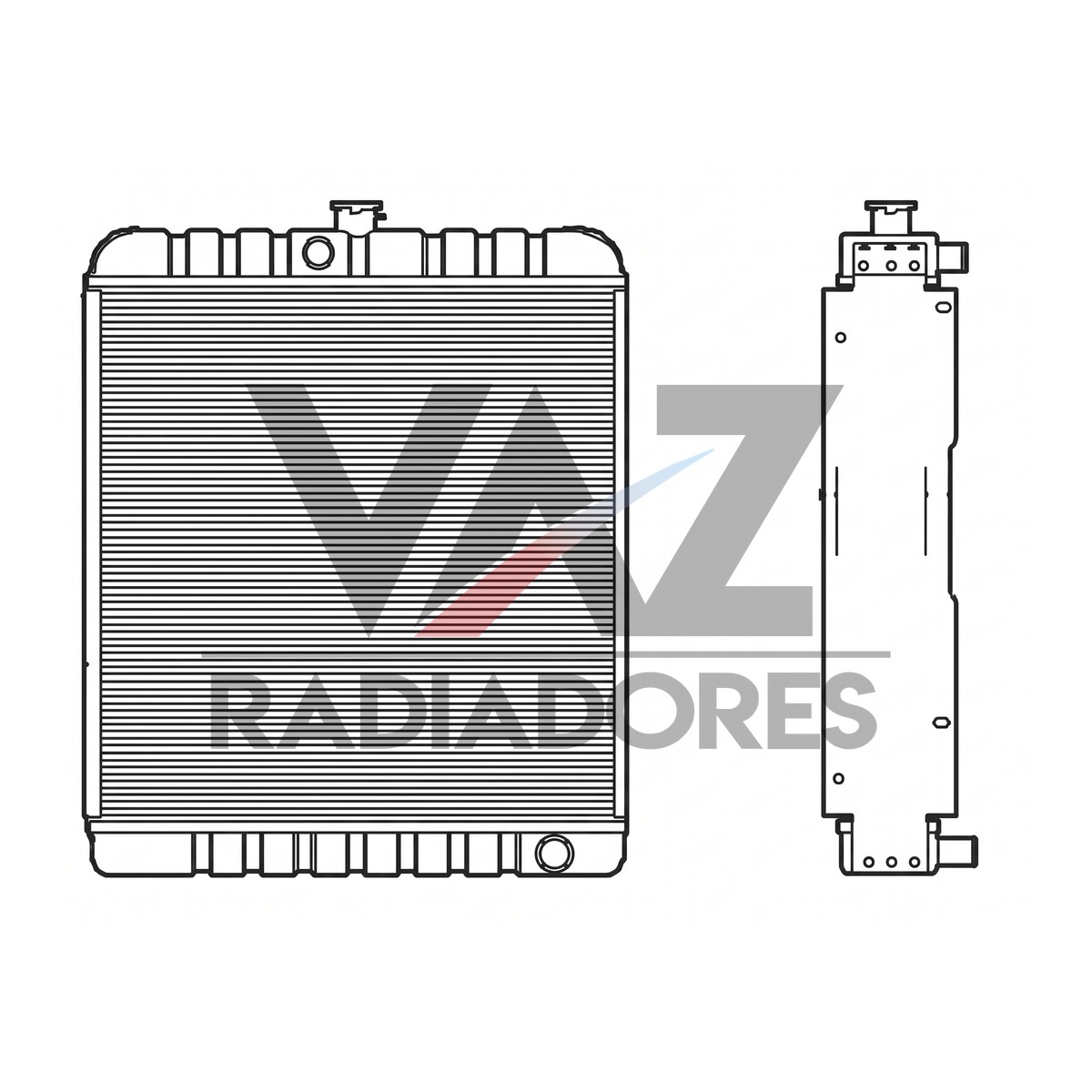 RADIADOR VALTRA 68 / 88 240920 / 240930 / 82613300 / 82613400