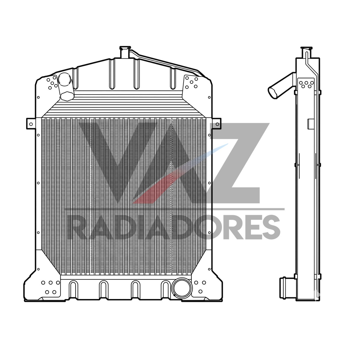 RADIADOR HUBER WARCO 11DM OM355