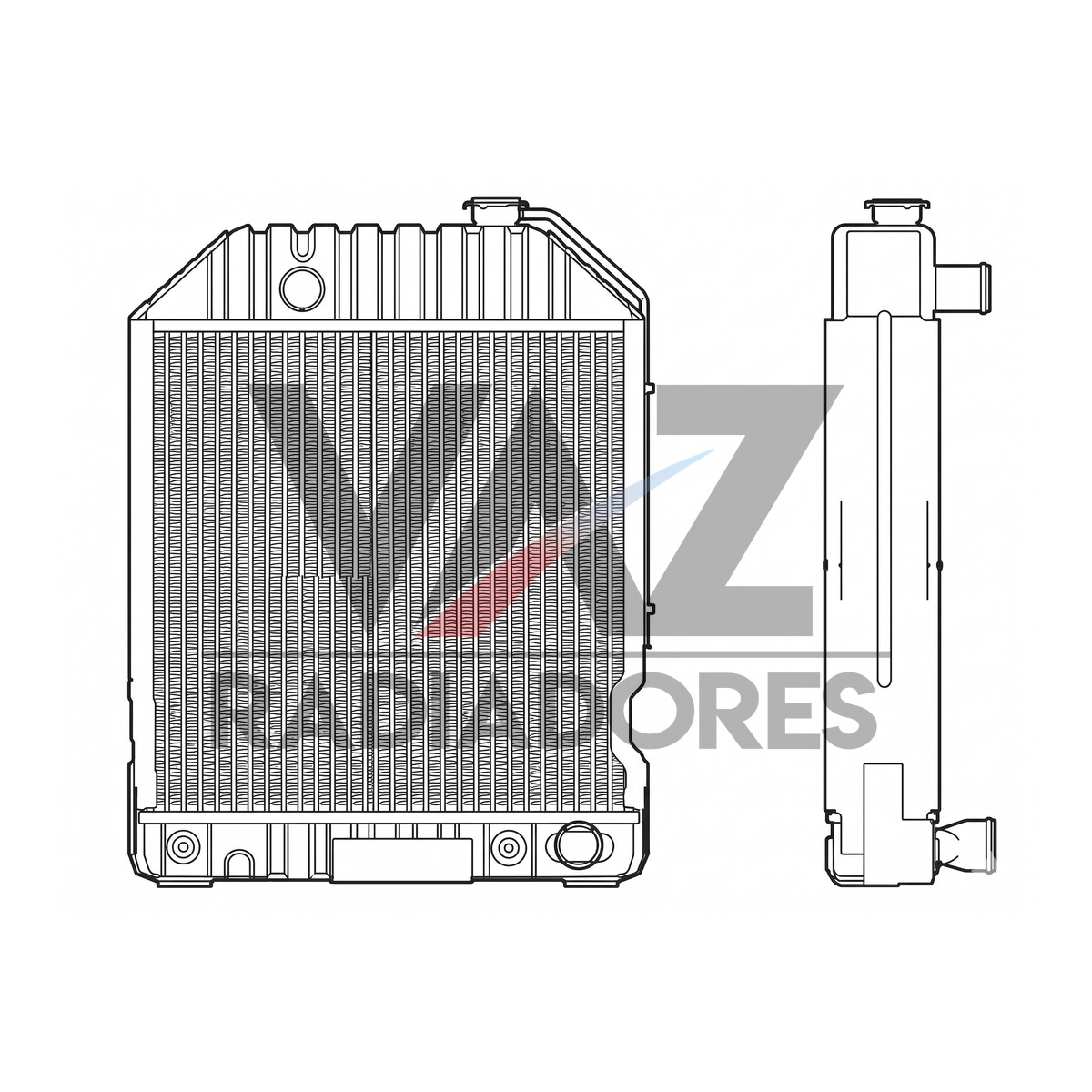 RADIADOR NH 6510/7600/7610 E6NN8005AA / EONN8005GA