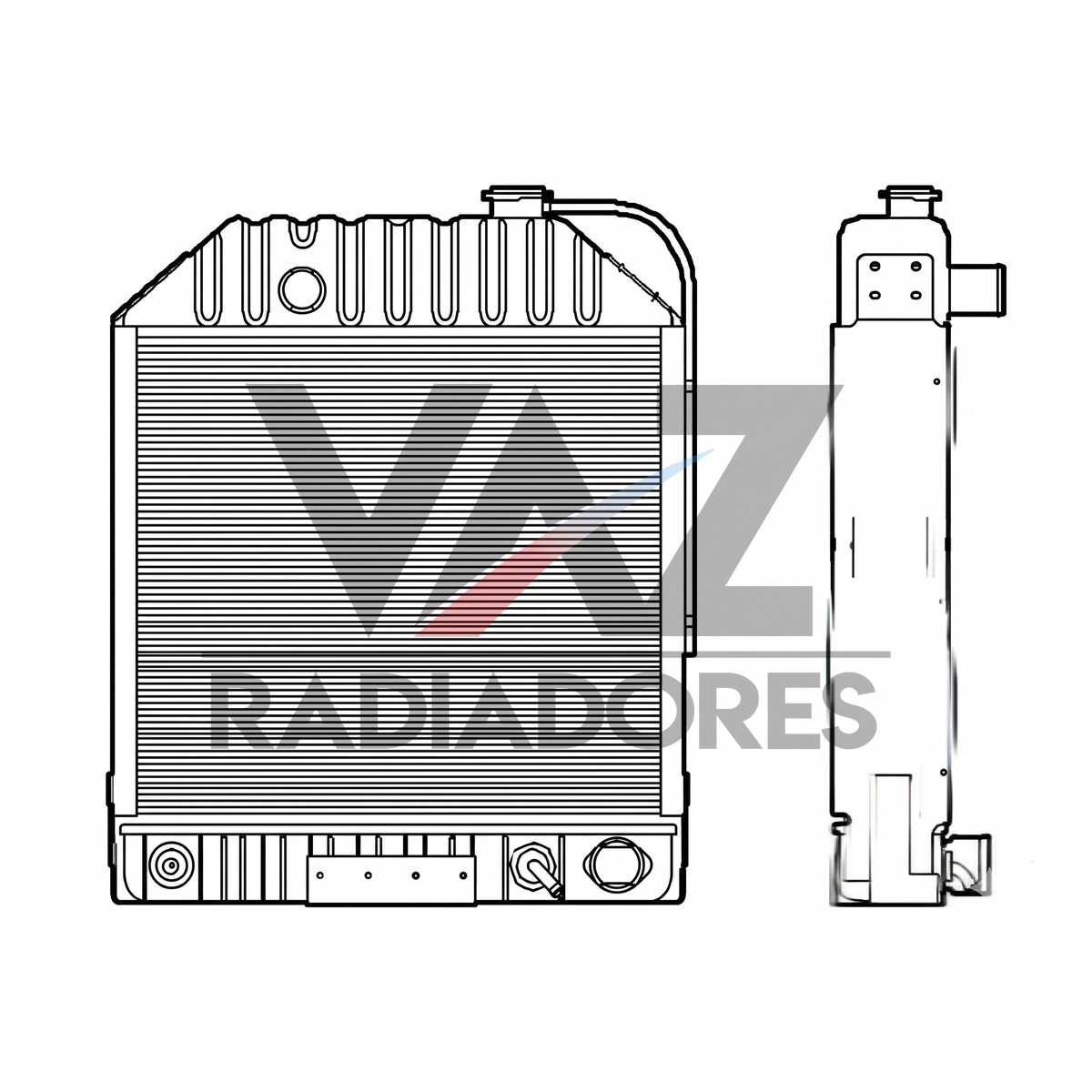 RADIADOR NH 4630/5030/5630/6630/7830/8030 84995078 / 9575116
