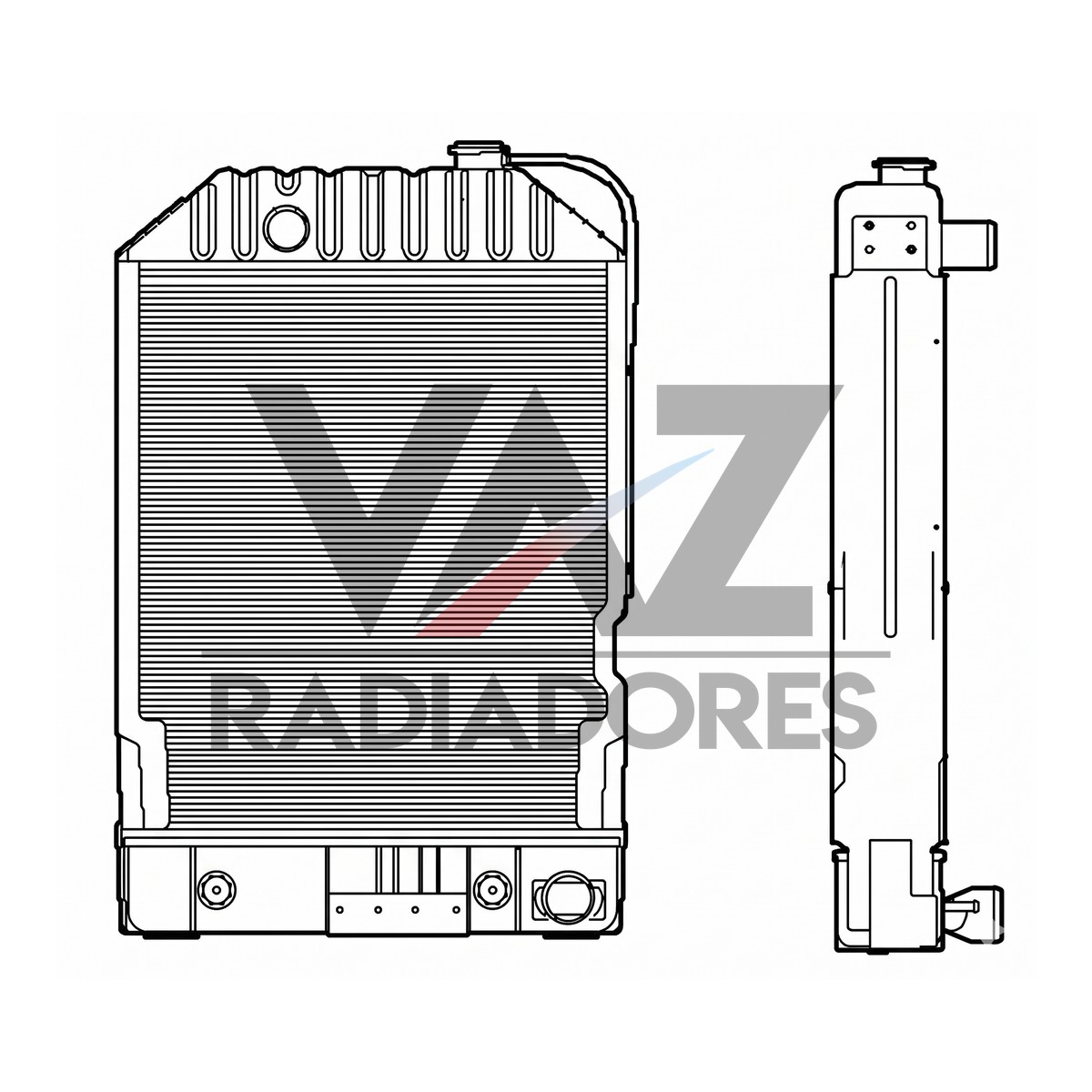 RADIADOR NH 7830 / 8030 9575706 / 87378291