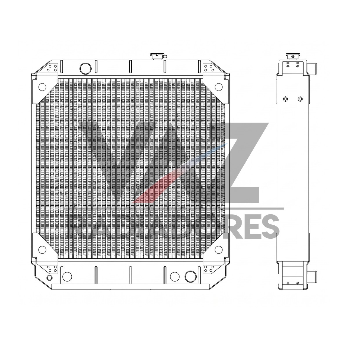 RADIADOR NH TC57 84999650 / 756698