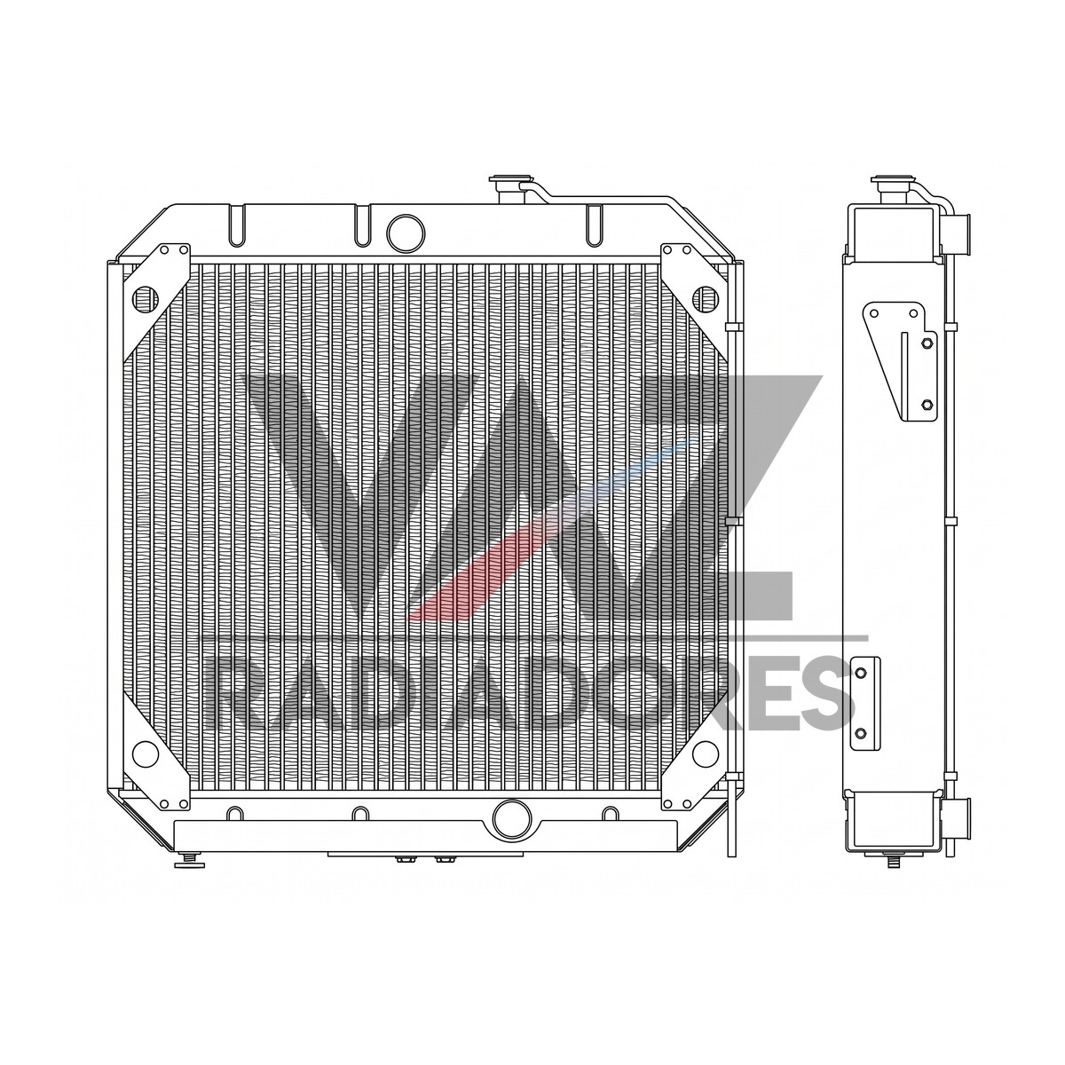 RADIADOR NH 8040 / 8055 823126