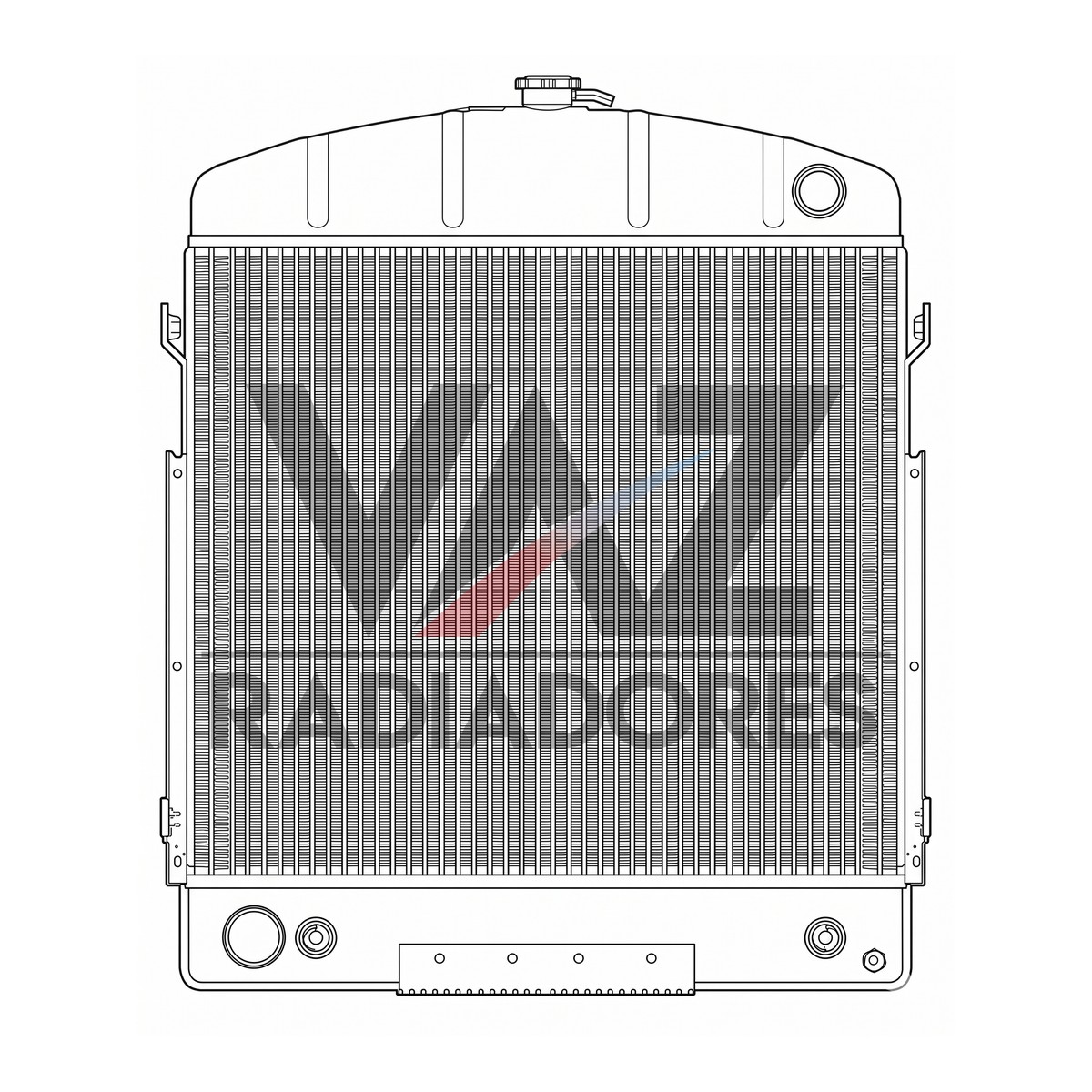RADIADOR CASE W7E E60001