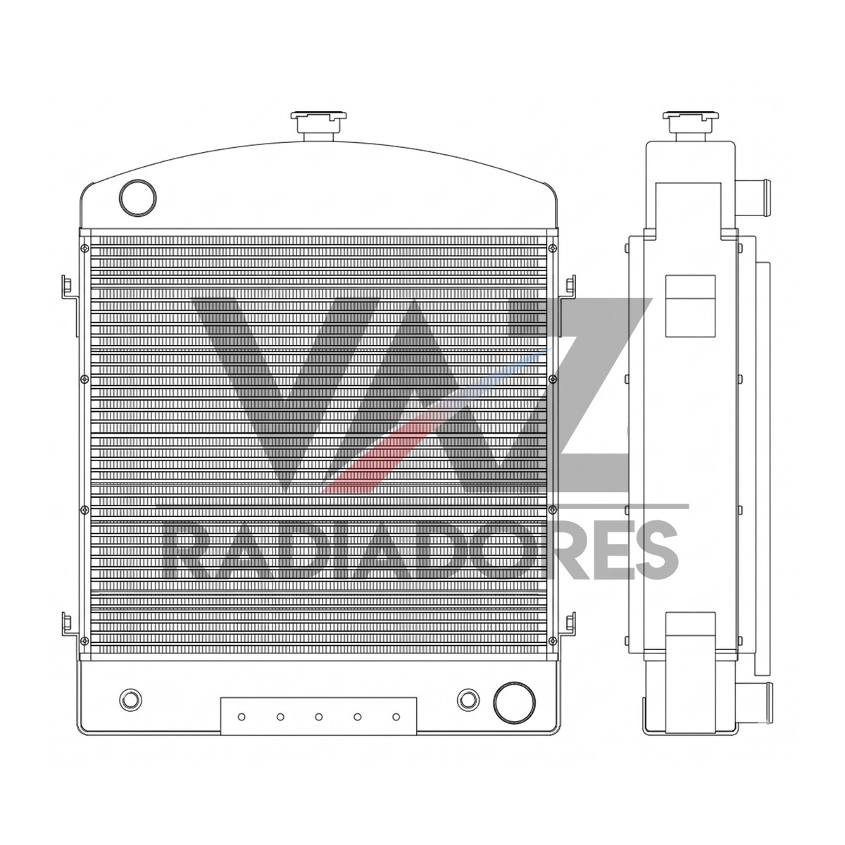 RADIADOR CASE W18 / W20 / A / B E61335