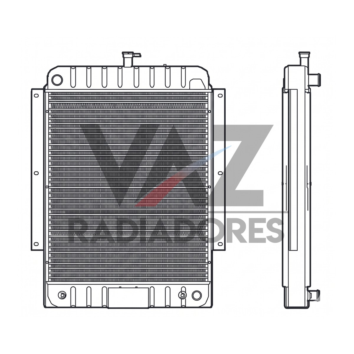 RADIADOR CASE W20B TURBO E97849