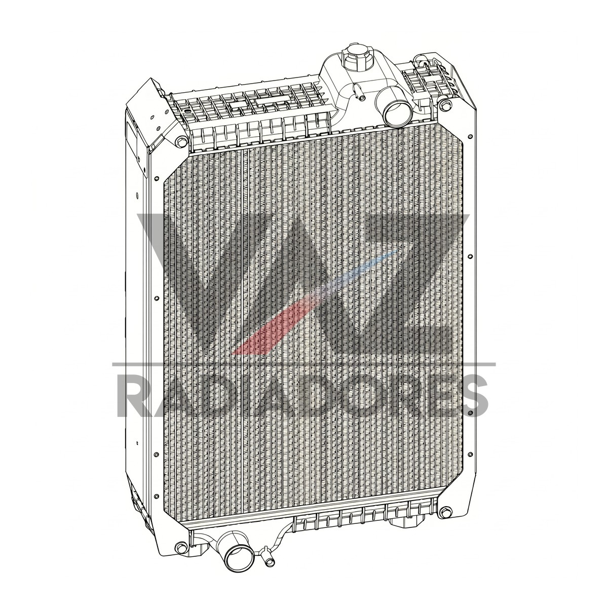 RADIADOR NH TM150 / 165 / 180 47877391 / 87385213 / 87754143 / 87640504