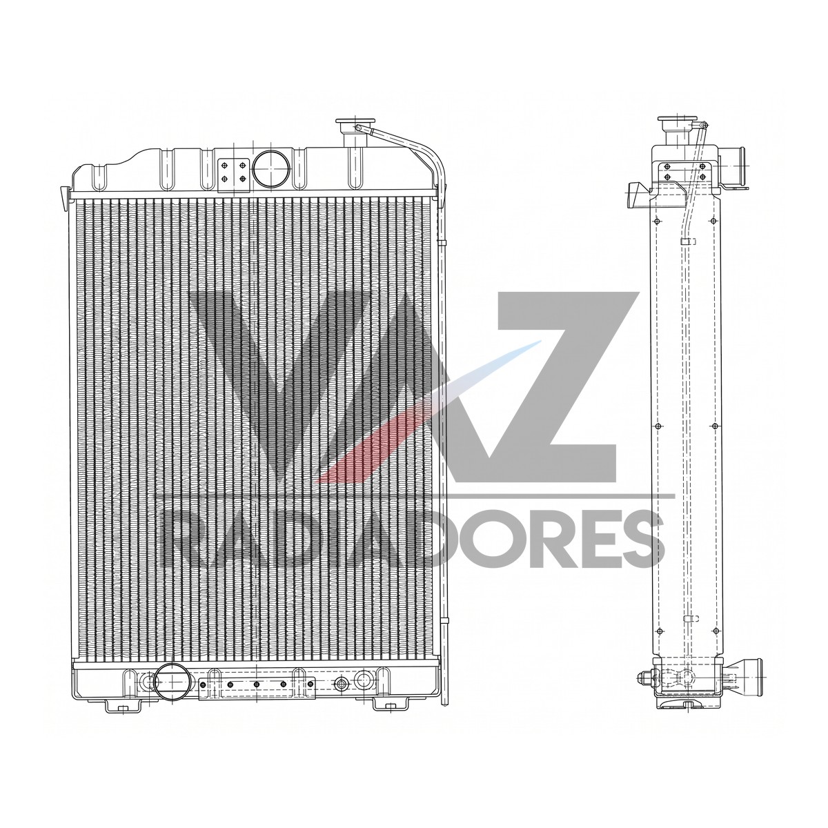 RADIADOR VALTRA 138 / 148 TURBO 229050 / 80519700