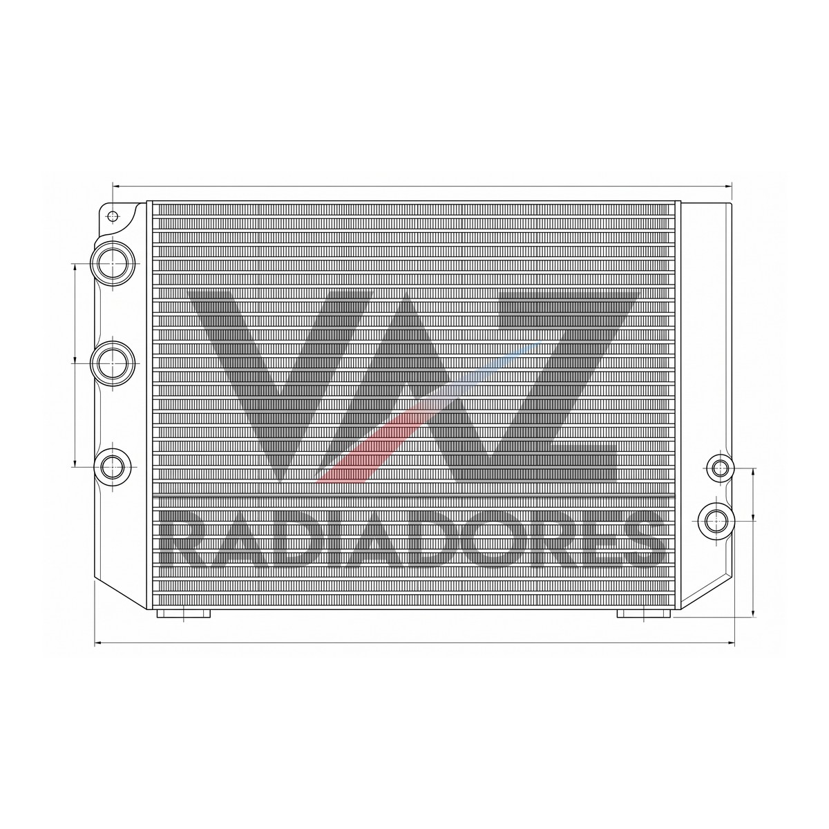 RADIADOR LINDE H-20 Tubular 3511070500