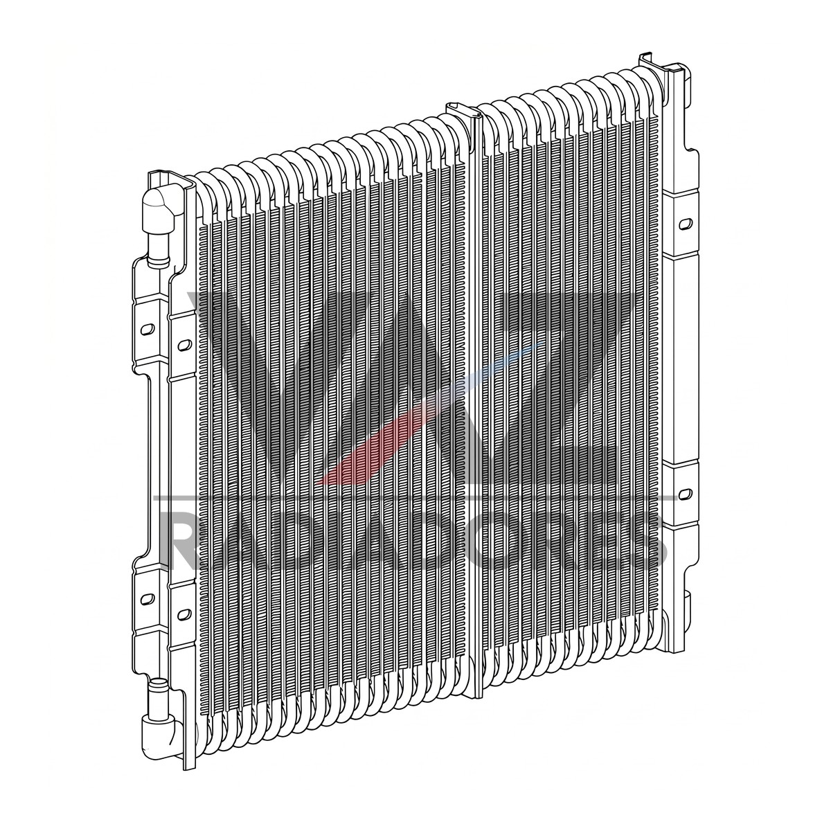 RADIADOR NH OLEO B100B / B110B 87410099 / 87306509