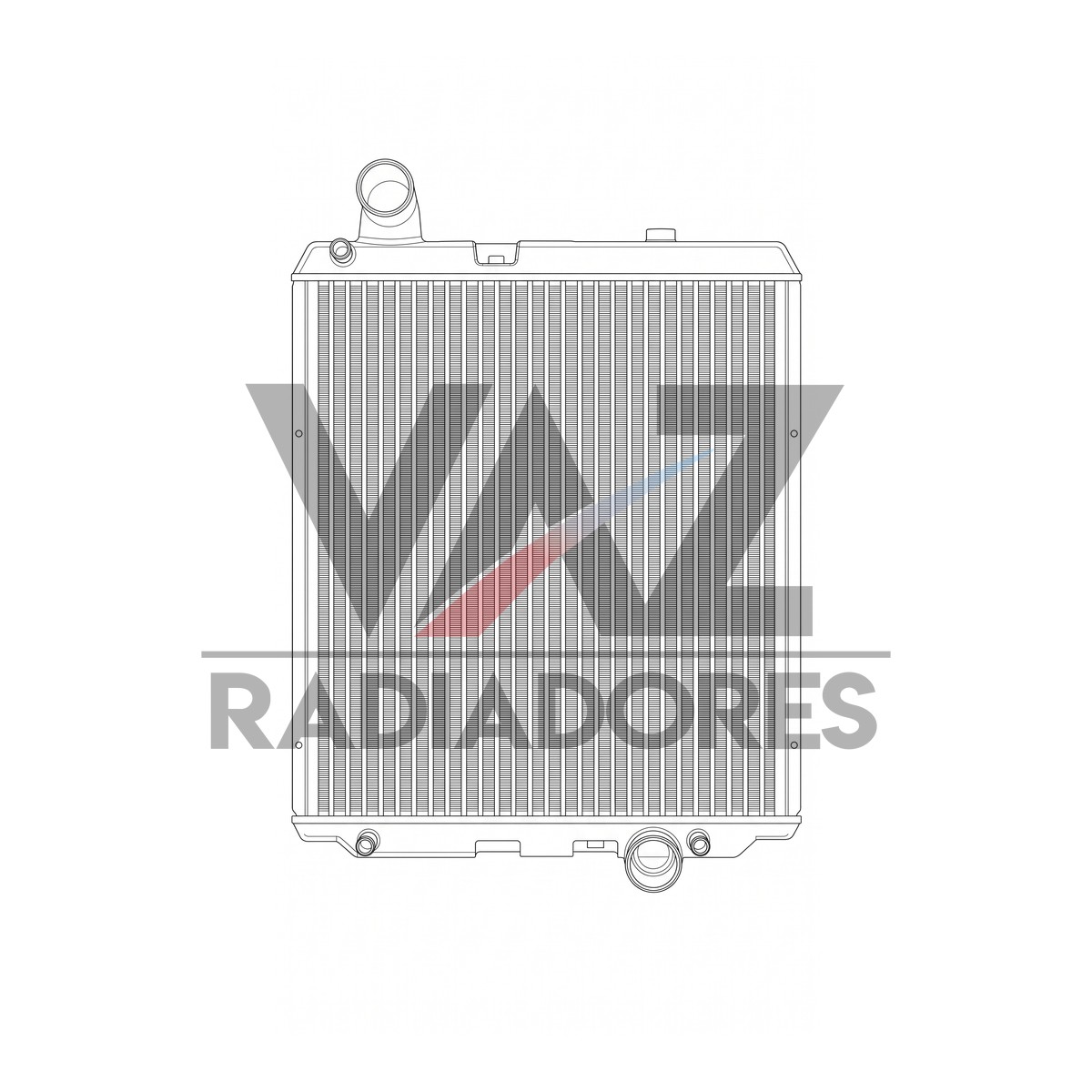 RADIADOR JD 6100J / 6115J / 6125J AL221112